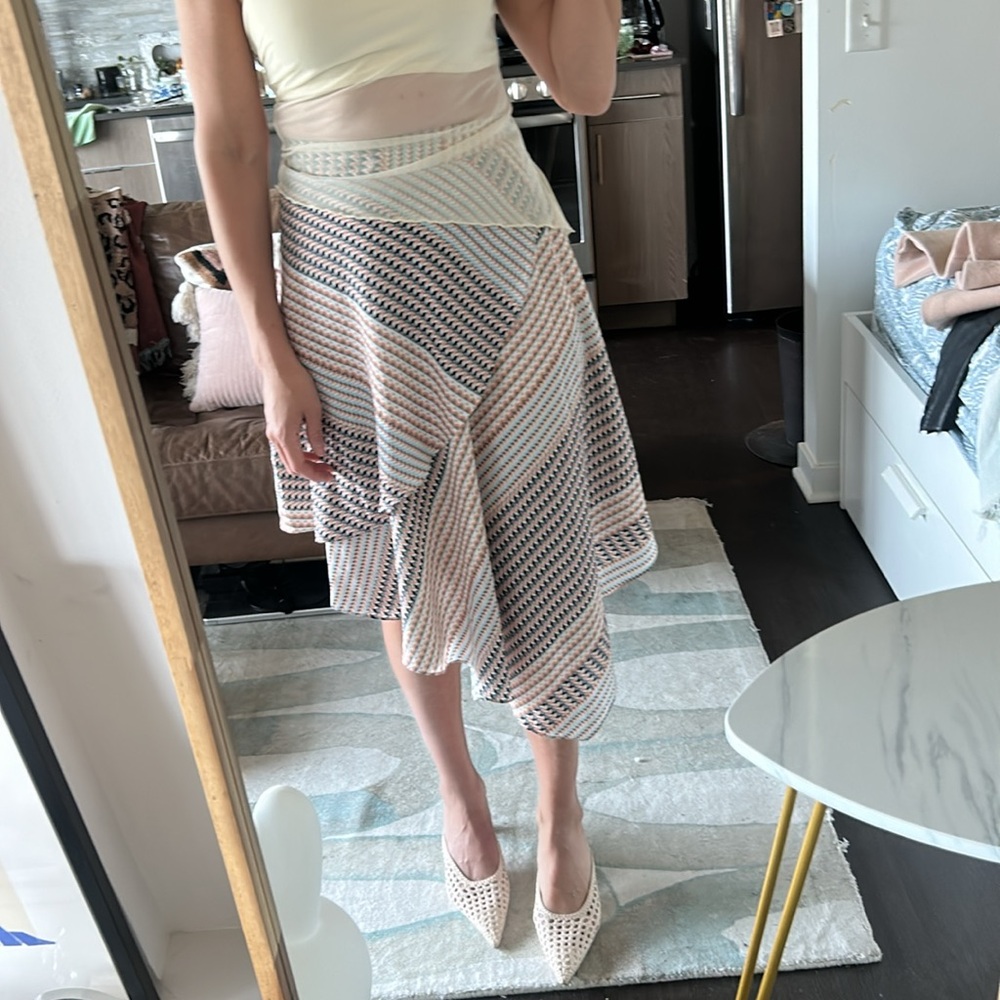 Marciano tiered flowy skirt